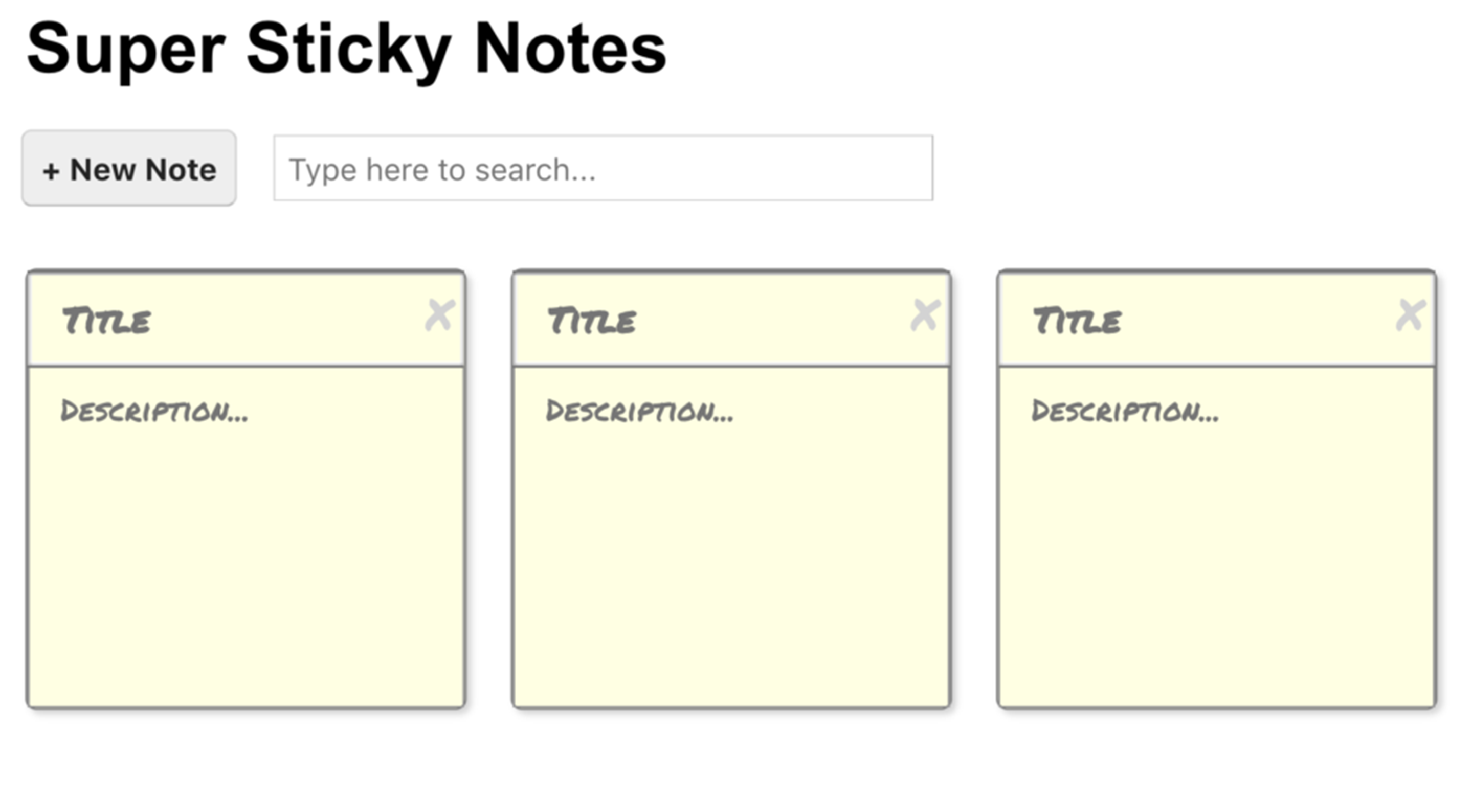 Super Sticky Notes